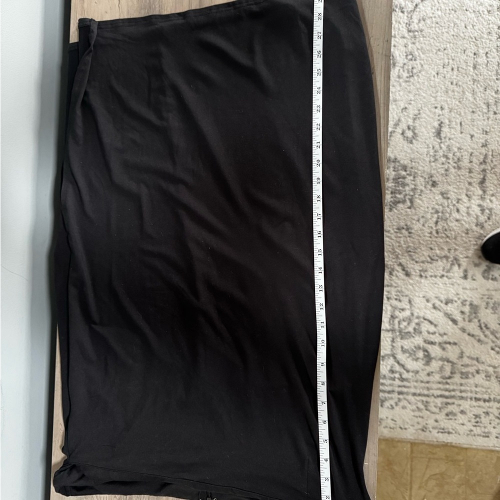Vero Moda Black Asymmetrical Wrap Skirt - Picture 7 of 11